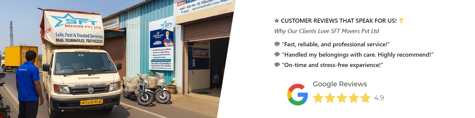 Packers and Movers Customer Reviews